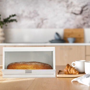 Relaxdays Stainless Steel Bread Box