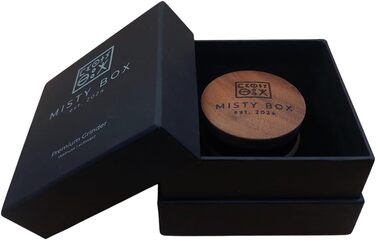 Misty Box – Преміум гріндер-крашер з дерева, 4-частинний, 67 мм, довговічний дерев'яний подрібнювач, ідеальний для подарунка