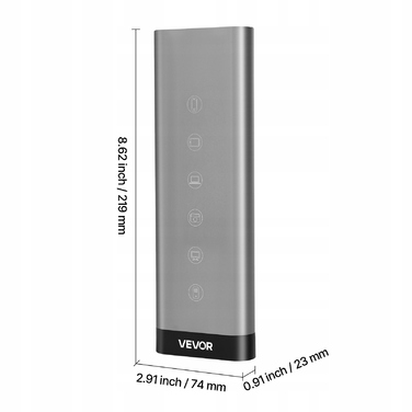 Електрична викрутка VEVOR, набір 48 предметів, 3.7V, 0.5Nm, 350mAh, з LED-підсвіткою