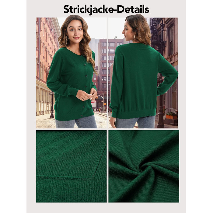 Жіноча довга куртка-кардиган JUOIANTANG однотонна з кишенями та довгими рукавами, відкритий фасон, капюшон, розмір XXL (зелений)