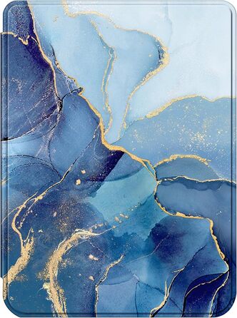 Чохол Fintie для Tolino Shine Color/Shine(2024)/Shine 4(2022) & Kobo Clara Colour/Clara BW(2024)/Clara 2E(2022) eReader - ультратонкий з авто-сон/пробудження та магнітним закриттям, блакитний мармур