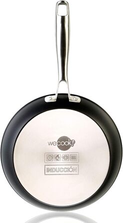 Набір сковорідок WECOOK EcoChef Titan, 3 шт. (20/24/28 см), кований алюміній, індукція, 5-шарове антипригарне покриття без PFOA, для всіх типів плит, посудомийна машина