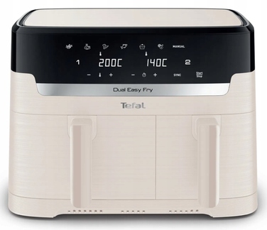 Аерофритюрниця Tefal Dual Easy Fry Essential EY901AE0, біла