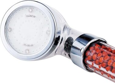 Душова лійка Amison з фільтром, шлангом, 7-кольоровим LED підсвічуванням, водозберігаюча