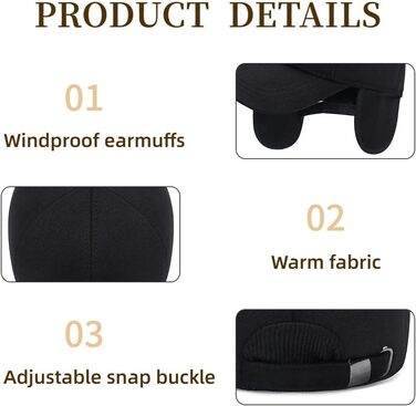 Чоловіча зимова кепка basecap з відкидними навушниками, унісекс, бейсболка з клапанами, спортивна кепка Dad Hat темно-сірого кольору