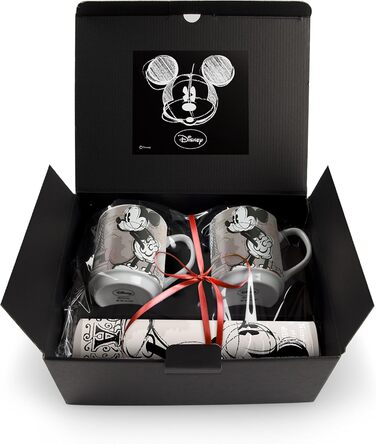 Egan Set 2 Stackable Mug Paris Disney with Placemat, Multicolor, WMSET/31