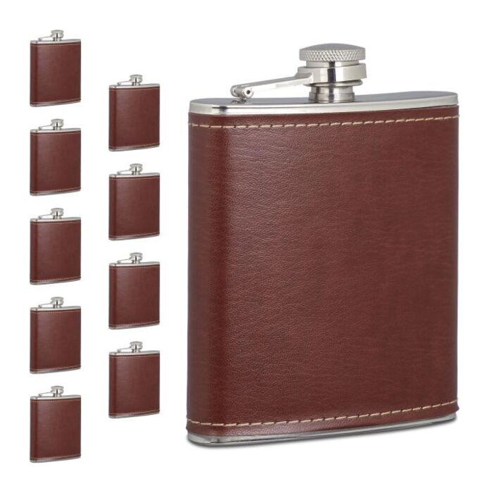 Relaxdays Flask Set of 10