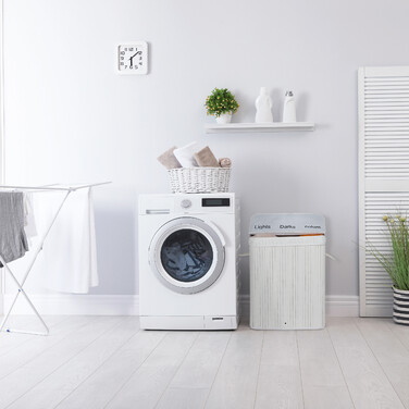 Relaxdays Laundry Sorter made of Bamboo