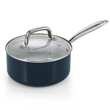 Набір посуду Cook N Home 10 предметів з антипригарним керамічним покриттям, індукційний, з термостійкими ручками