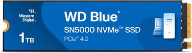SSD накопичувач Western Digital WD Blue SN5000 1 TB NVMe PCIe Gen4 - внутрішній, до 5150 МБ/с, 600 TBW