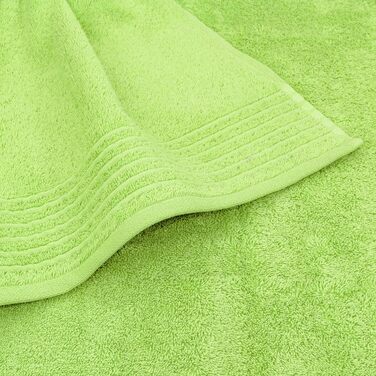 Möve Handtuchset New Classic 6-Piece Towel Set - 2x 30x50 cm + 2x 50x100 cm + 2x 67x140 cm, 100% Cotton, Wild Lime