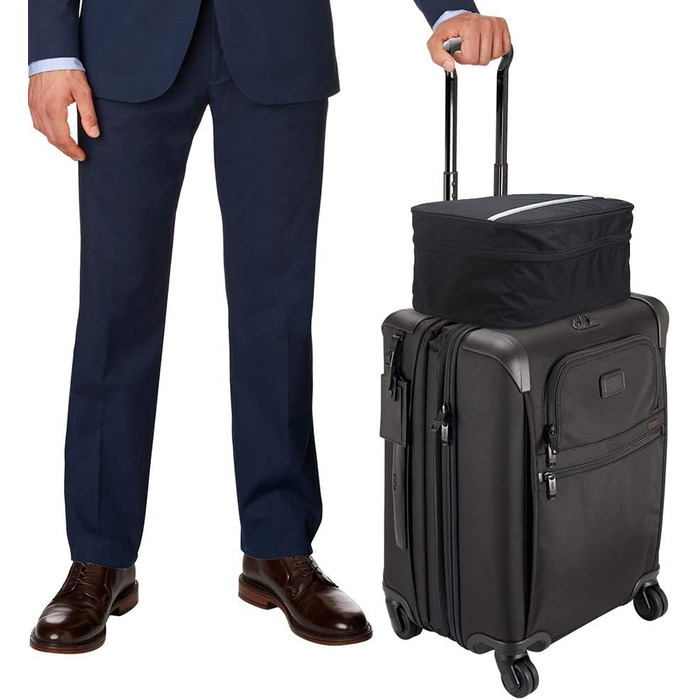 Чоловіча/Жіноча сумка-органайзер для косметики Jieei, водонепроникна, з 4 відділеннями, складна, компактна (L-чорний, L)