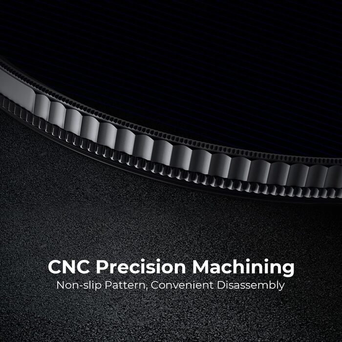 Фільтр K&F CONCEPT Blue Streak Anamorpher 82mm: Ефект синіх смуг, Nano-Xcel