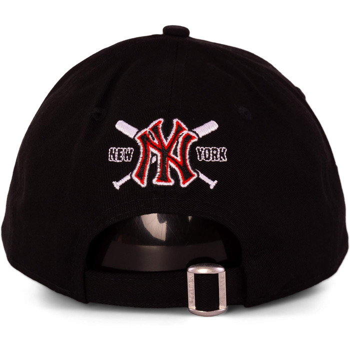 Кепка New Era New York Yankees 39thirty Flexfit чорна, універсальний розмір