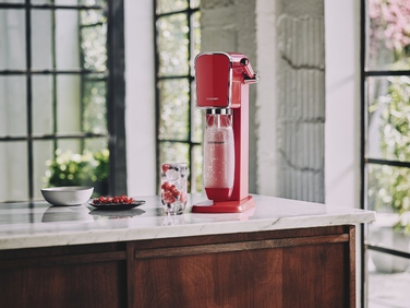 Сифонізатор для води SodaStream Art, червоний, 1 пляшка у комплекті