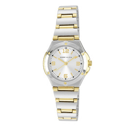 Жіночий годинник-браслет Anne Klein у сріблясто-золотому кольорі