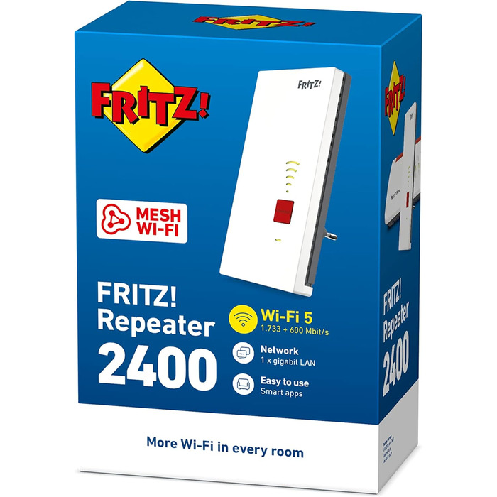 Повторювач Wi-Fi AVM FRITZ!Repeater 2400 International