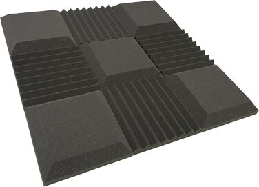 Акустичні шумопоглинаючі панелі Studio-Dämmplatten від Advanced Acoustics, пінополіуретан, 30.5 см, NRC 0.80 (1.48 кв.м), 16 шт.