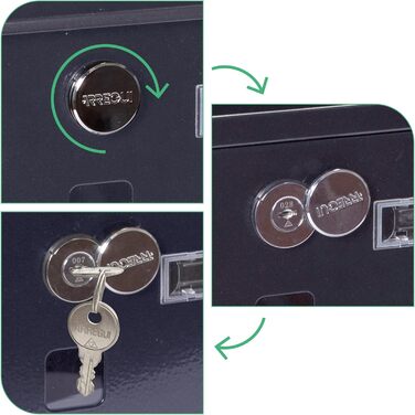 Поштовий ящик ARREGUI Chance E7005 сталевий з газетницею, антрацит (DIN A4)