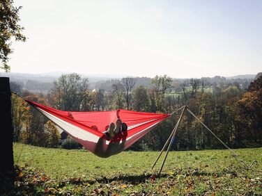 Гамак Amazonas Ultra-Light Silk Traveller XXL 320x230 см до 200 кг - надлегкий шовковий гамак для подорожей