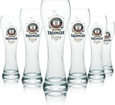 Набір пивних келихів Erdinger Weissbier 6 шт по 0,5 л - Оригінал, Нові