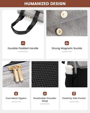 LOVEVOOK Рюкзак для жінок, шкільний рюкзак для ноутбука, водонепроникний, 15.6 дюймів, для роботи, навчання, подорожей, універсальний 2 в 1, стильний, бежевий та хакі