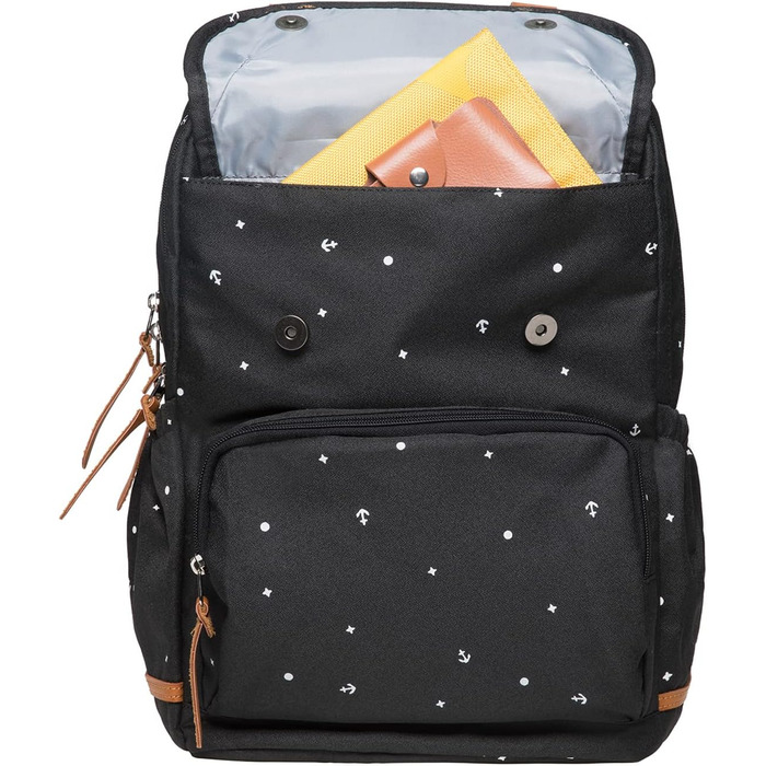 Жіночий рюкзак Kauko: студентський, для ноутбука, у дорогу, чорний (K8009)