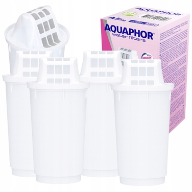 Набір з 4 фільтрувальних картриджів Aquaphor A5 Mg для глечиків з магнієм