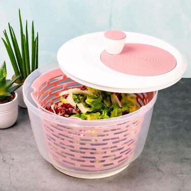 Салатниця Westmark об'ємом 4.4 л, пластик, BPA-free, прозора/біла/зелена, 2430224A