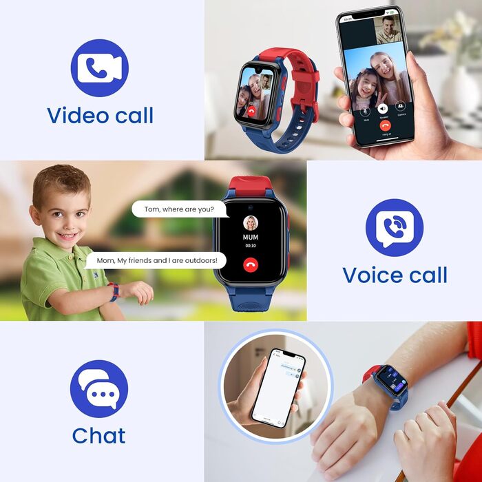 Дитячий розумний годинник LAGENIO K9 4G з GPS, AMOLED, 1.78