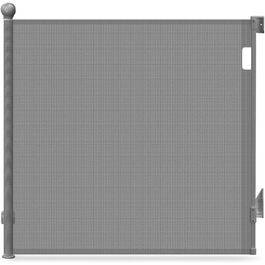 Захист для сходів Vounot: розтягувана сітка-захист для дітей, котів та собак (0-180 см, сірий)