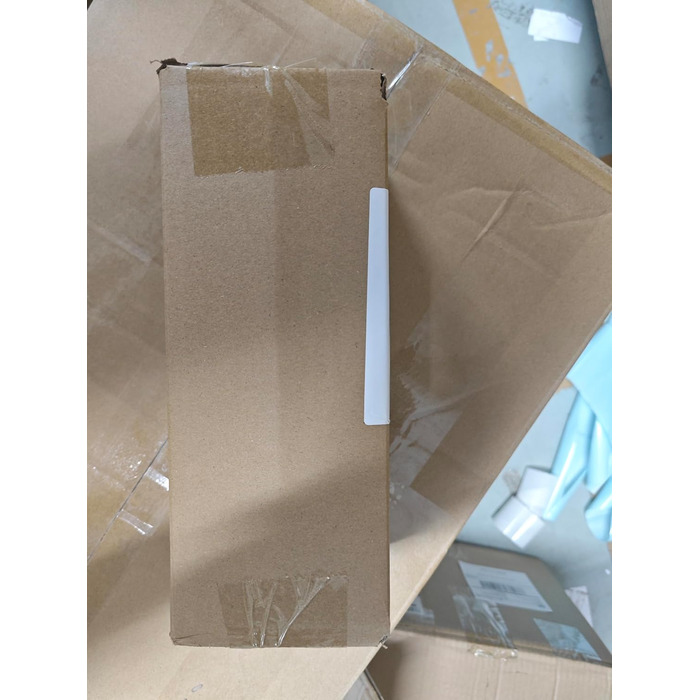 Скляна ваза 22,9 см блакитно-зелена, ручної роботи, сучасний дизайн, для квітів та декору, ідеально для дому та офісу