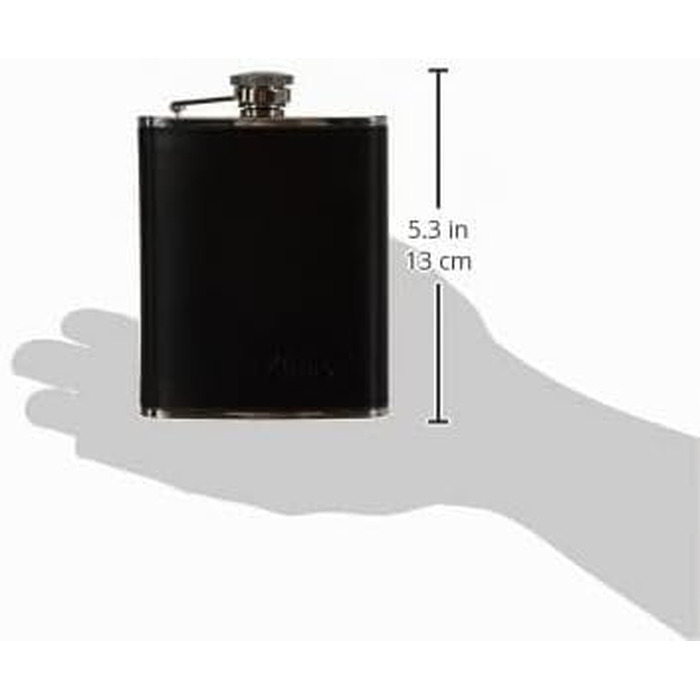 Фляга Zippo з нержавіючої сталі в шкіряному чохлі, 177 мл, колір мокко — ідеальна для походів та активного відпочинку