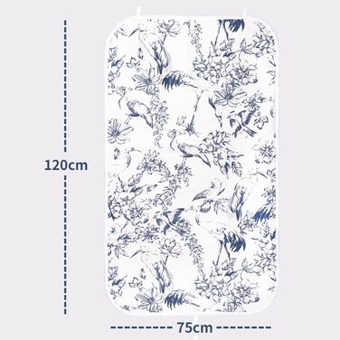 Чохол для прасувальної дошки Umiin, 115x35 см, еластичний, з бавовняним покриттям та 6 мм фетровою підкладкою