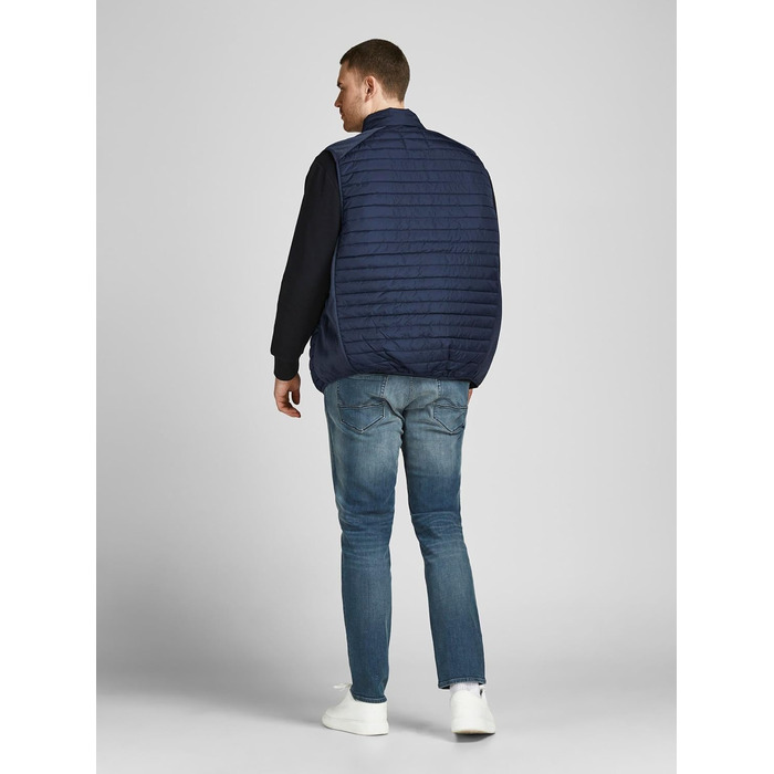 Жилет чоловічий Jack & Jones степовий 3XL темно-синій блейзер