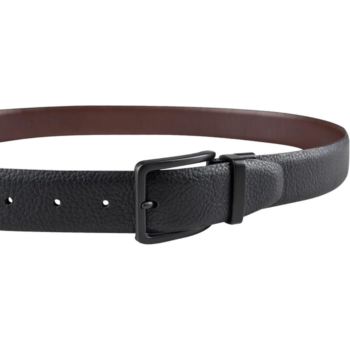 Чоловічий двосторонній ремінь Kenneth Cole REACTION, чорний/коричневий