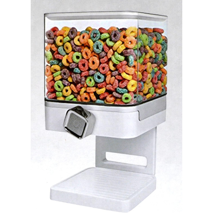 Автомат для годування котів та собак Shine - подвійний/одинарний дозатор сухого корму, місткість 540 г (білий)