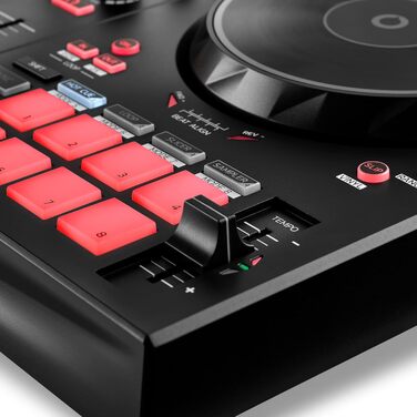 DJ контролер Hercules DJControl Inpulse 300 MK2 – 2 деки, 16 педів, вбудована звукова карта