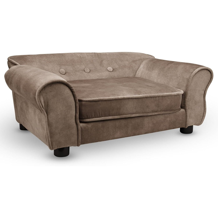 Диван для домашніх тварин MG Design темно-зелений – стабільний дерев'яний каркас, м'яке оздоблення, легко чиститься. Підходить для собак та котів, збірно-розбірний. Темно-зелений, W12 (Сірий – W04)