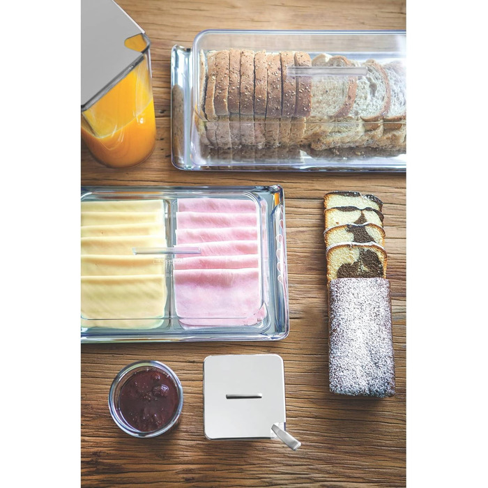 Цукорниця Tramontina CHÁ E CAFÉ з нержавіючої сталі (квадратна)