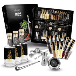 Набір для самостійного приготування віскі DIBYS: 12 натуральних інгредієнтів, аксесуари та 4 рецепти | Подарунковий набір для поціновувачів віскі | Віскі-конструктор