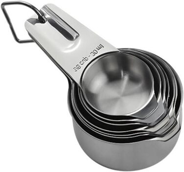 Measuring Cup Set, 13-Piece Set, Measuring Cups, Kitchen Measuring Cups, Stainless Steel Handle, for Cooking, Professional Utensil