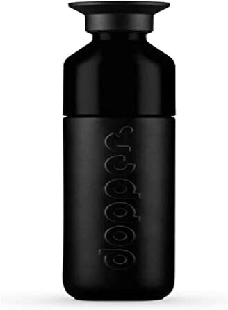 Dopper Insulated Stainless Steel Thermos Bottle - 580ml, Leak-Proof, 24h Cold/9h Hot - Black