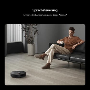 Робот-пилосос Xiaomi X20 Max з функцією вологого прибирання, потужність всмоктування 8000 Па, висувний рукав для протирання