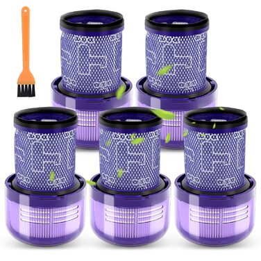 Фільтр HEPA для пилососа Dyson V15 Detect/V11/V12 (3 шт) - Комплект мийних та багаторазових фільтрів 970013-02