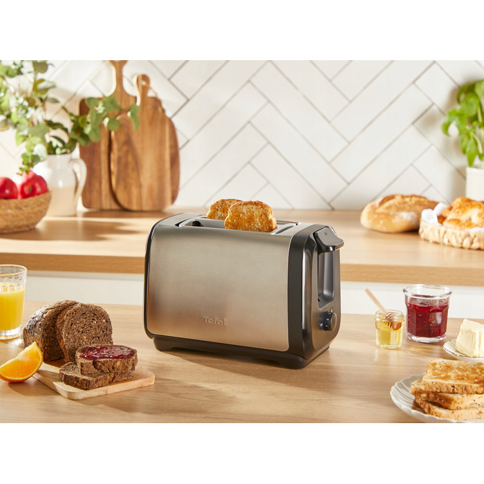 Тостер Tefal TT5S1DE0, сріблястий/сірий, 1300 Вт