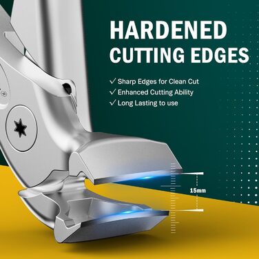 FVION Ножиці для нігтів для людей похилого віку – професійні ножиці для нігтів на ногах, для товстих нігтів, з довгим руків'ям, для чоловіків та жінок (сріблясті)