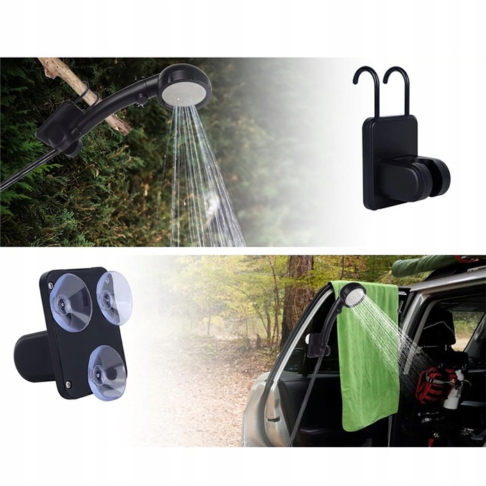 Бездротовий туристичний душ для кемпінгу з насосом та LED-індикатором