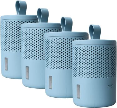 Безструмний осушувач повітря AbsoDry до 25 м² - 4 шт. (зелений/блакитний) - з поповнювачем - з переробленого пластику