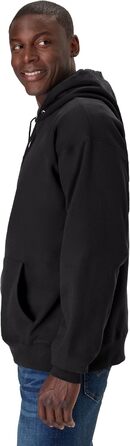 Світшот Hanes Ultimate чоловічий, важка флісова худі, бавовна, чорний L